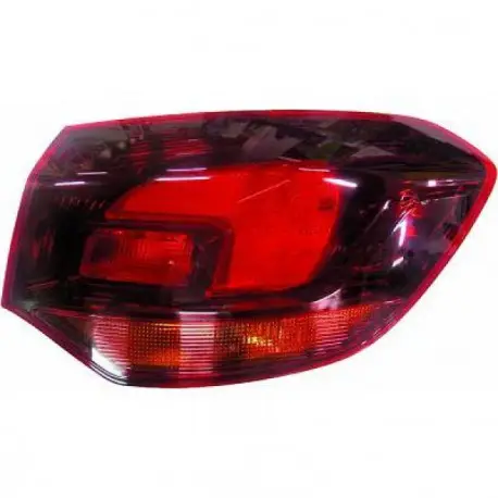 Expédition Rapide FEU ARRIERE EXTERIEUR DROIT OPEL ASTRA J (09-15) - BREAK - SPORTS TOURER - SANS PORTE AMPOULE - ROUGE FONCE