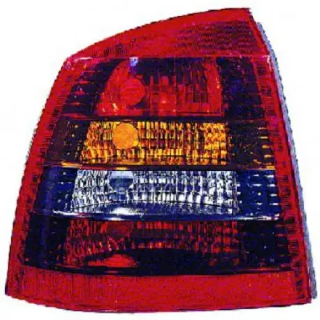 FEU ARRIERE DROIT OPEL ASTRA G (97-04) - 3/5 PORTES - SANS PORTE AMPOULE - ROUGE FONCE Certifié