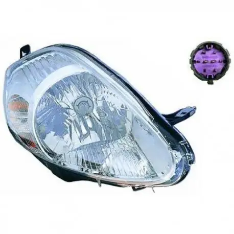 PHARE AVANT GAUCHE FIAT BRAVO (09-13) - H7/H1 - REFLECTEUR CHROME Nouvel Arrivage