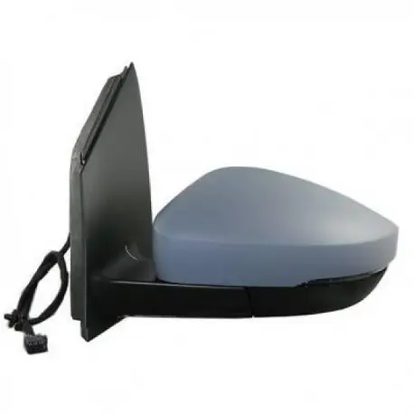 RETROVISEUR DROIT VW POLO 6R (09-14) - 6 PINS - ELECTRIQUE - CHAUFFANT - A PEINDRE - AVEC CLIGNOTANT Solde