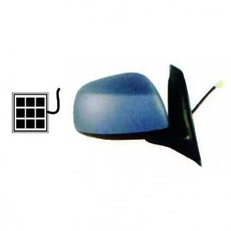 Prix Cassé RETROVISEUR DROIT FIAT SEDICI (06-14) & SUZUKI SX4 (06-09) - CHAUFFANT - ELECTRIQUE - A PEINDRE - CONNECTIQUE CARRE