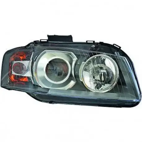 Prix Réduit PHARE AVANT XENON GAUCHE AUDI A3 8P (03-08) - XENON - D2S/H7 - DEPO/TYC - AVEC CLIGNOTANT