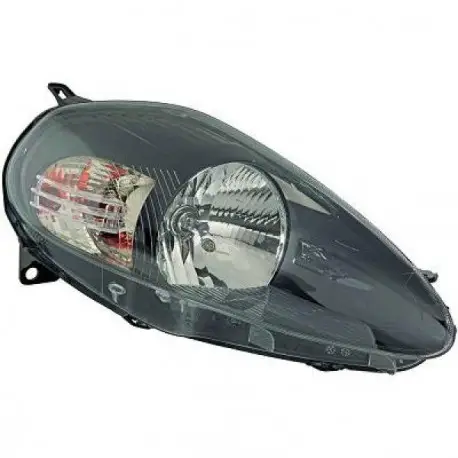 PHARE AVANT GAUCHE FIAT GRANDE PUNTO (05-08) - NOIR - DEPO/TYC - 14 PINS Commander Vite