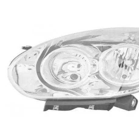 Nouveauté PHARE AVANT DROIT CHROME OPEL COMBO (11-17) & FIAT DOBLO (2010-2015) - HALOGENE - H7/H1 - MARQUE D'ORIGINE - FOND CHROME