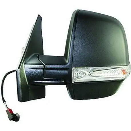 RETROVISEUR DROIT FIAT DOBLO CARGO (10-15) - 8 PINS - NOIR - ELECTRIQUE - CHAUFFANT -AVEC CLIGNOTANT Bon Plan
