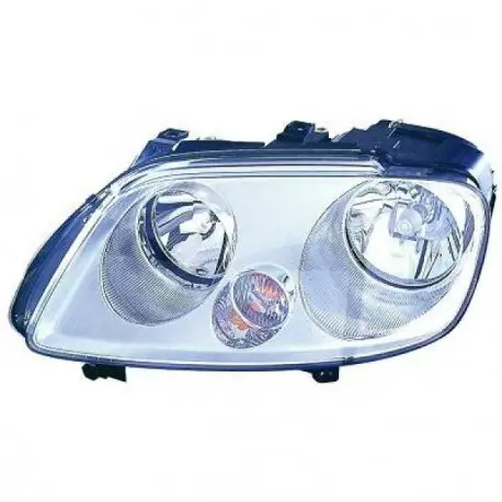 PHARE AVANT DROIT FOND CHROME VW CADDY III (03-10) - TOURAN (03-06) - PAS POUR XENON - DEPO/TYC Jusqu’à Épuisement Des Stocks