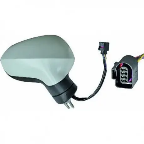 Nouvel Arrivage RETROVISEUR EXTERIEUR DROIT - ELECTRIQUE - RABATTABLE POUR SEAT LEON (09-12)