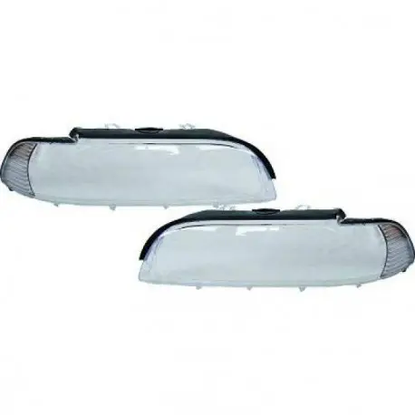 Dernière Chance GLACE DE PHARE - VERRE AVANT DROIT BMW SÉRIE 5 E39 (00-03) - TRANSPARENT