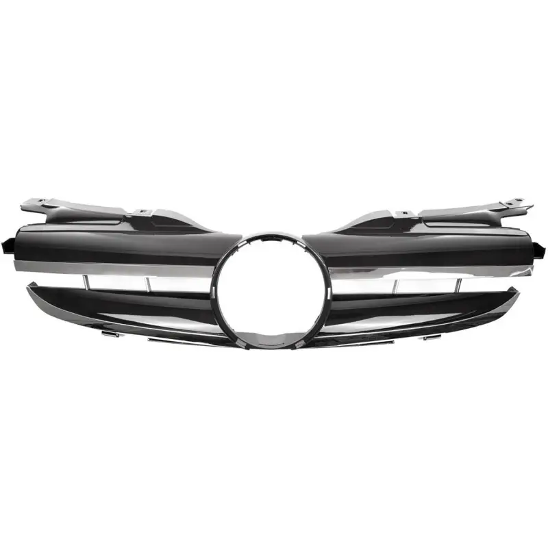 CALANDRE LOOK SPORT POUR MERCEDES SLK R170 (96-04) - NOIR/CHROME Achetez Aujourd’hui