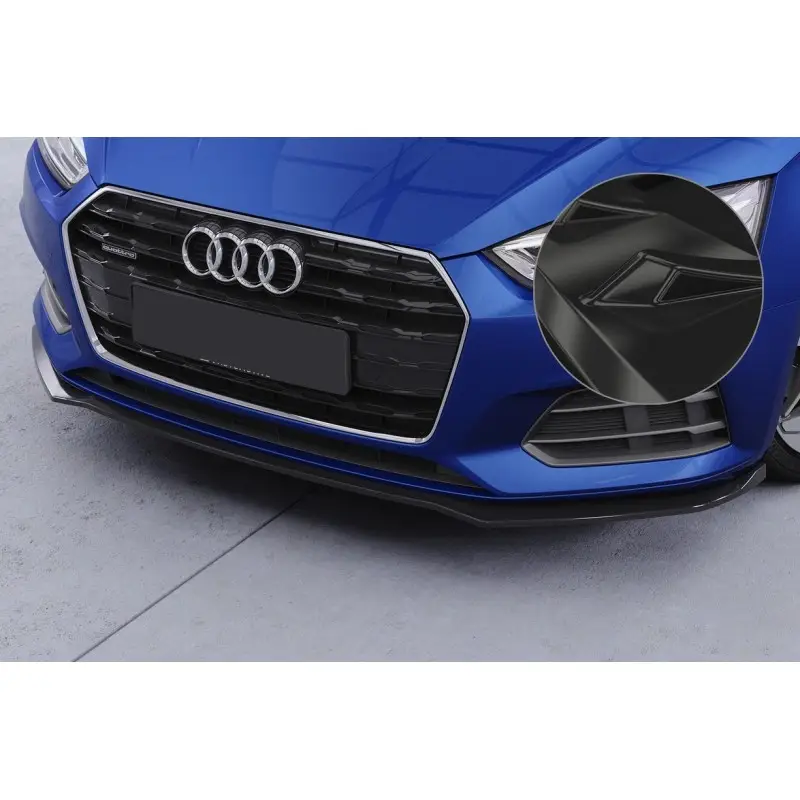 Achat Immédiat LAME DE PARE CHOCS AVANT POUR AUDI A5 B9 STANDARD (16-19) - NOIR BRILLANT