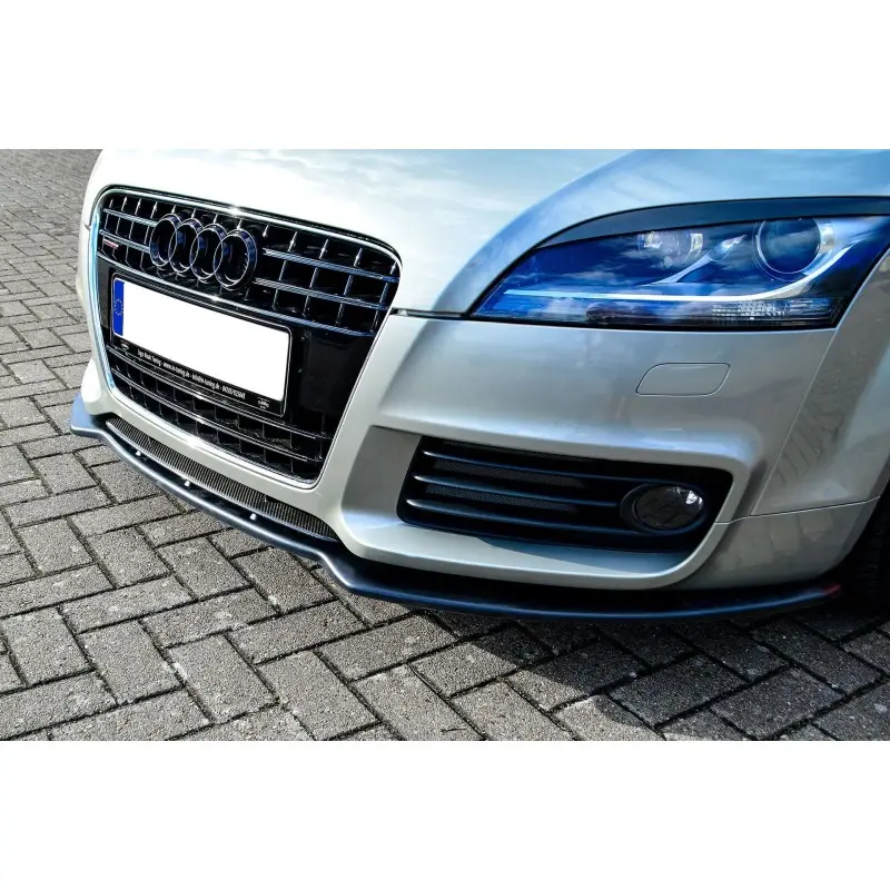 Usine Directe LAME DE PARE CHOCS AVANT AUDI TT 8J S-LINE (08-12) - NOIR BRILLANT