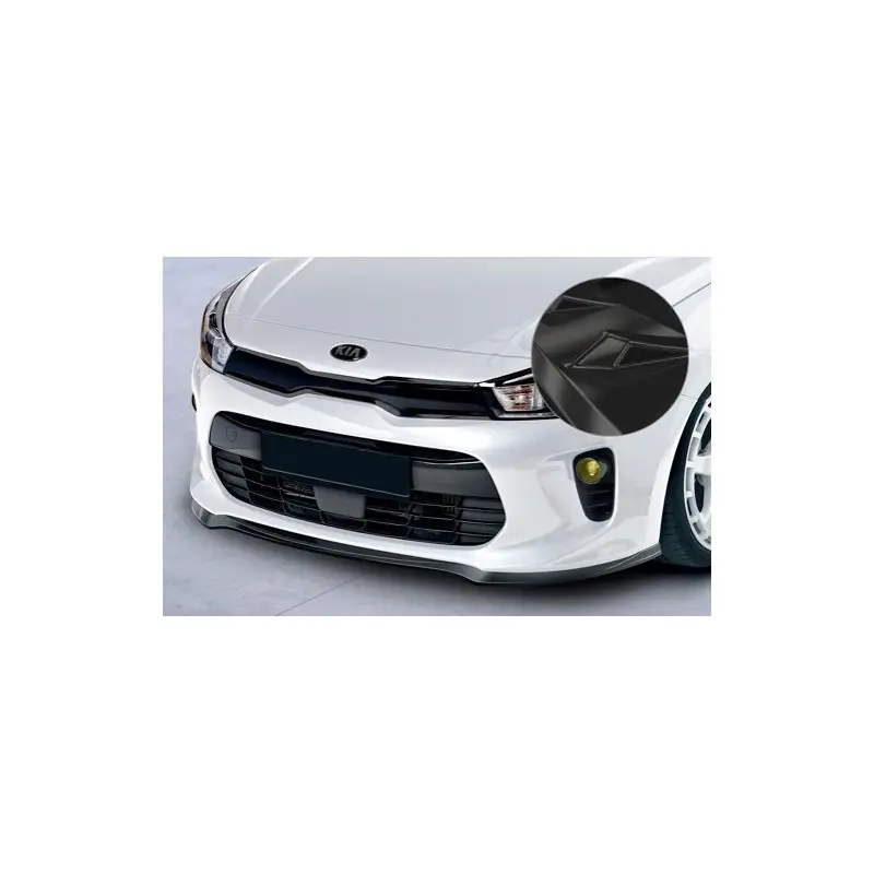 Dernière Chance LAME DE PARE-CHOCS AVANT NU KIA RIO IV (17-20) - NOIR BRILLANT