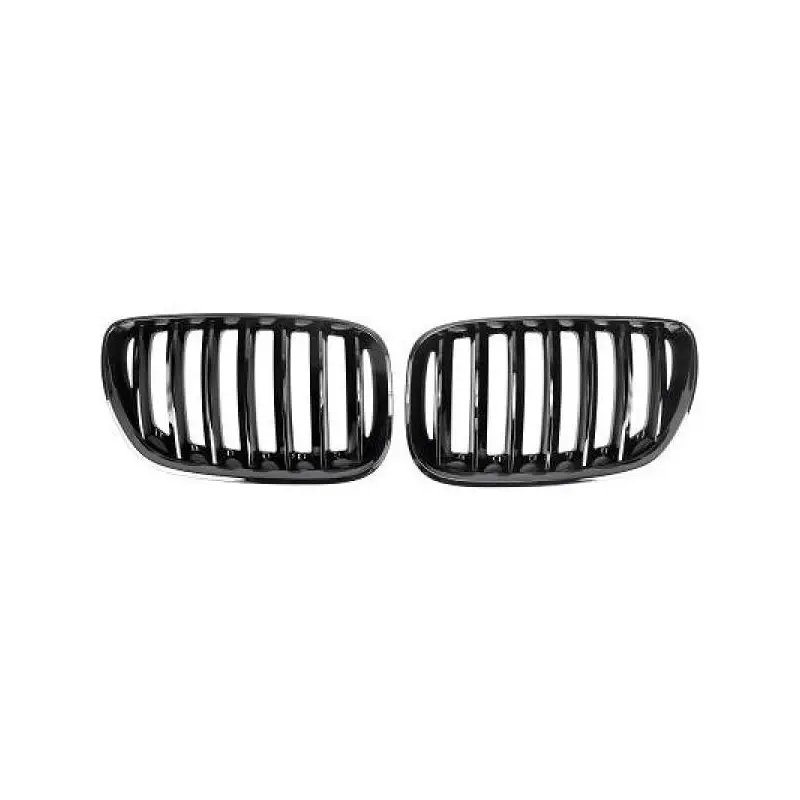Expédition Rapide SET DE CALANDRE SIMPLE LIGNE NOIR BRILLANTE POUR BMW X5 E53 (03-07)