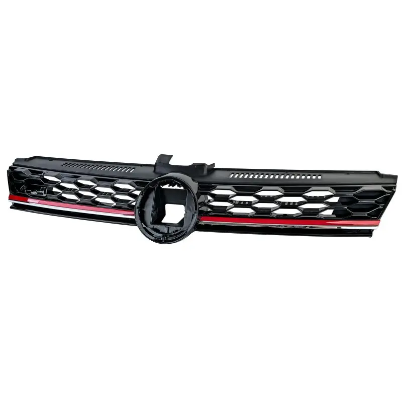 Paiement Sécurisé CALANDRE GTI POUR TOUTES VW GOLF 7 (17-19) GOLF 7.5 FACELIFT - LISERET ROUGE - POUR ACC