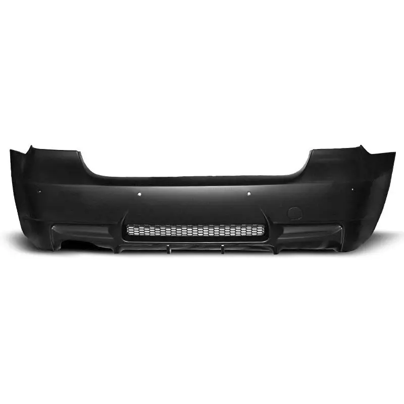 PARE CHOCS ARRIERE SPORT LOOK M3 SORTIE DOUBLE GAUCHE POUR BMW SERIE 3 E90 BERLINE (05-11) - POUR PDC - A PEINDRE Paiement Sécurisé