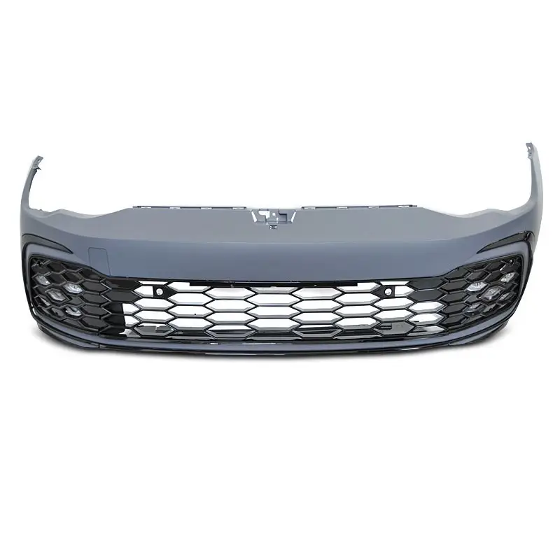PARE-CHOCS AVANT SPORT LOOK GTI POUR VW GOLF 8 (19-24) - AVEC ANTIBROUILLARDS - SANS CALANDRE - A PEINDRE Prix Choc