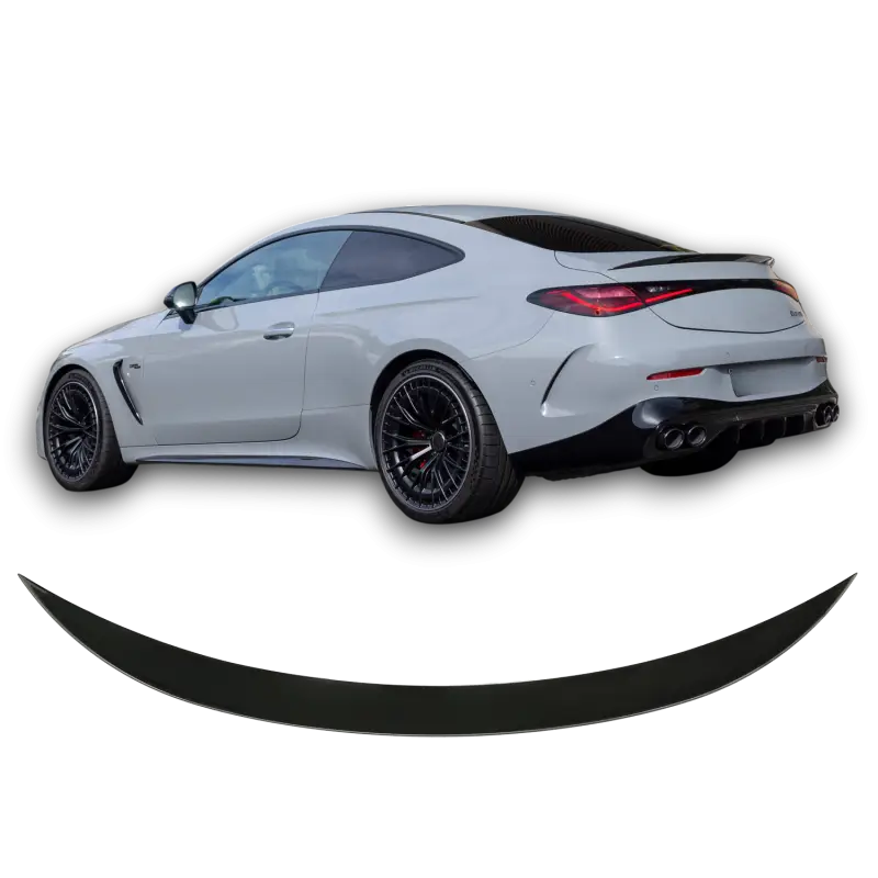 SPOILER DE COFFRE LOOK AMG - NOIR BRILLANT POUR MERCEDES CLE C236 (24-26) Promotion Saisonnière