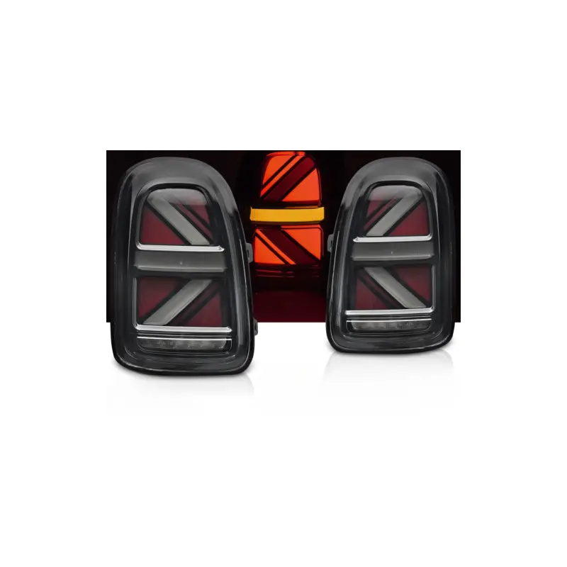 Meilleure Vente FEUX ARRIÈRES LED LOOK UNION JACK POUR MINI COUNTRYMAN F60 (14-20) - FINITION: NOIR