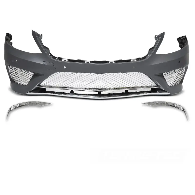 Bon Marché PARE-CHOCS AVANT SPORT LOOK AMG POUR MERCEDES CLASSE S W222 (13-17) - MOULURES CHROME - A PEINDRE