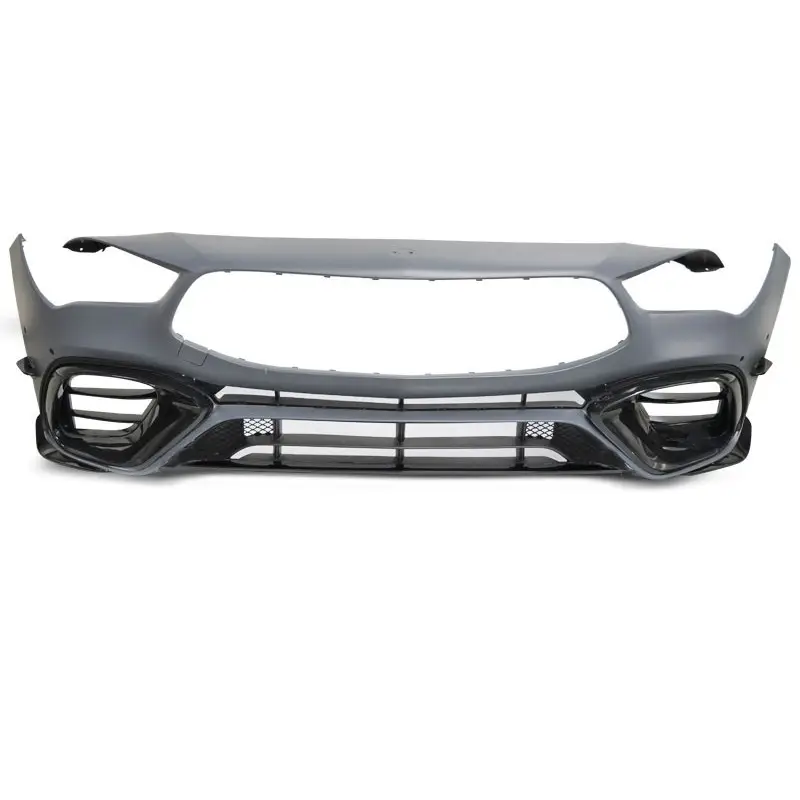 Must-Have PARE-CHOCS AVANT SPORT STYLE AMG POUR MERCEDES CLA W118 (19-23) - MOULURE AVANT NOIR - A PEINDRE