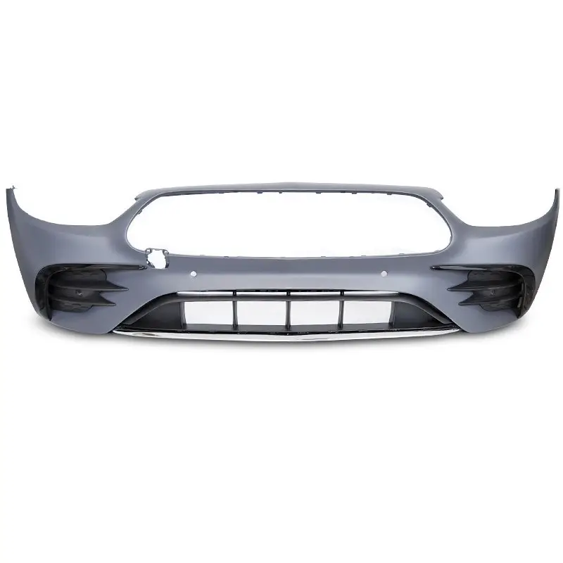 PARE-CHOCS AVANT PACK AMG POUR MERCEDES CLASSE E W213 (20-23) - LAME AVANT CHROME - A PEINDRE Affaire À Saisir