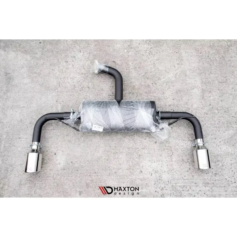 ECHAPPEMENT LOOK GTI VW GOLF 8 (19-26) - AUSSI GOLF 8.5 - 2 X 100MM - ACIER -HOMOLOGATION EUROPÉENNE Authentique