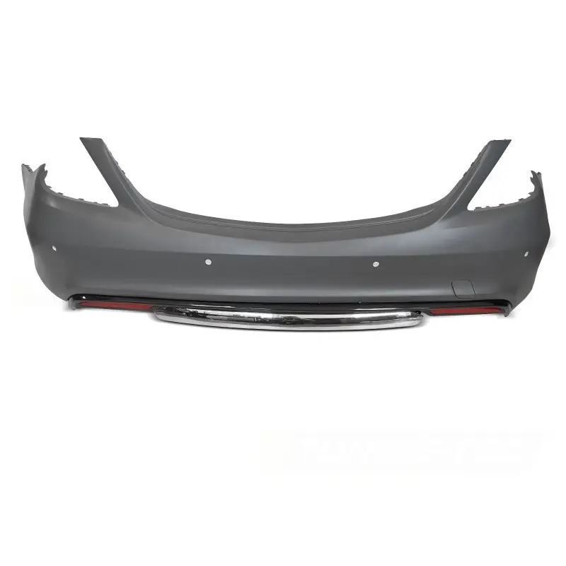 Commander Vite PARE-CHOCS ARRIÈRE LOOK 63 AMG POUR MERCEDES S-CLASS W222 (13-17) - PDC - MOULURE CHROME - A PEINDRE