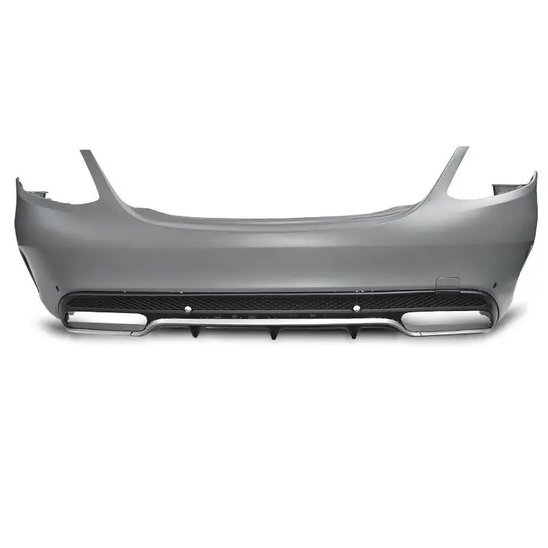 PARE-CHOCS ARRIÈRE SPORT LOOK 63 AMG POUR MERCEDES CLASSE C W205 BERLINE (14-18) - MOULURE CHROME -A PEINDRE Meilleure Vente