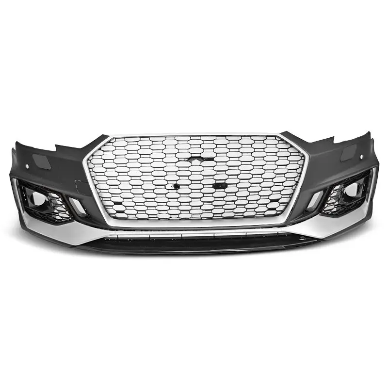 PARE-CHOCS AVANT SPORT NOIR PDC POUR AUDI A4 B9 08.15-19 Usine Directe