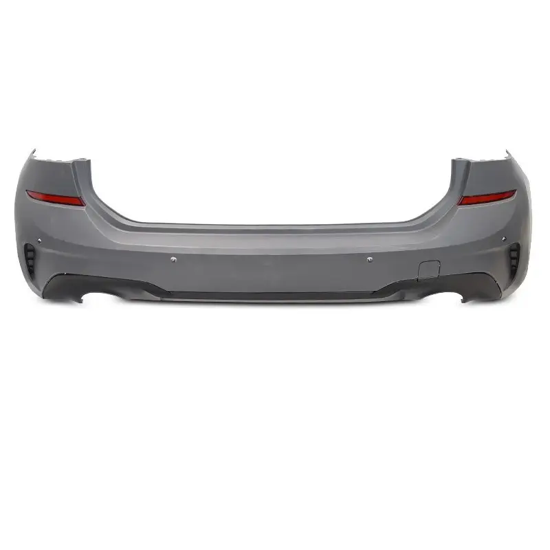 PARE CHOCS ARRIERE PACK M POUR BMW SERIE 3 G21 (19-22) - 6 PDC - SORTIE D'ECHAPPEMENT -0--0- - A PEINDRE Nouvelle Collection