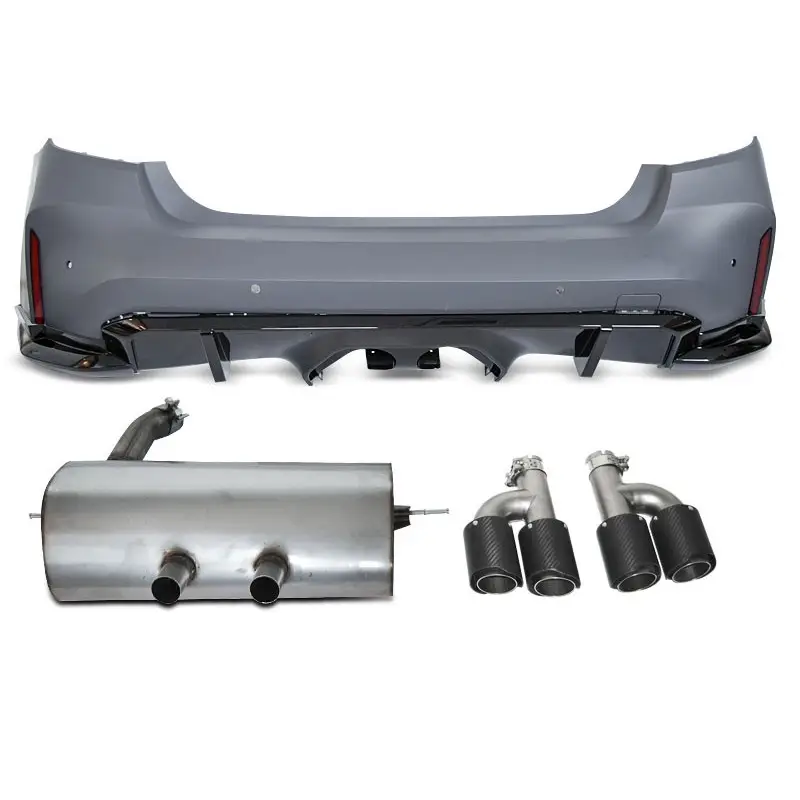 PARE CHOCS ARRIERE LOOK M3 G80 PERFORMANCE POUR BMW F30 BERLINE (11-18) - ECHAPPEMENT COMPRIS - A PEINDRE Must-Have