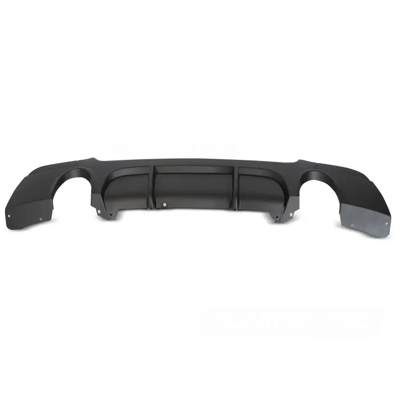 DIFFUSEUR DE PARE CHOCS ARRIERE M-PERFORMANCE LOOK 335 POUR BMW SERIE 3 E92/E93 (06-14) - SILENCIEUX SIMPLE À DOUBLE SORTIE - NOIR MAT Vente Directe