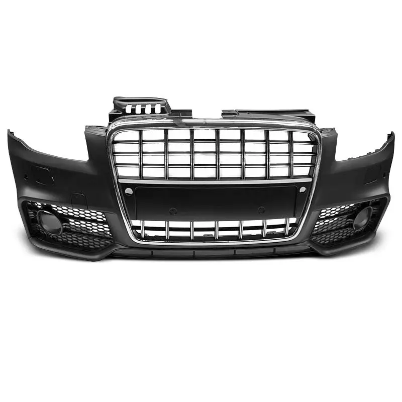 PARE-CHOCS AVANT SPORT NOIR PDC POUR AUDI A4 04-08 Bon Plan