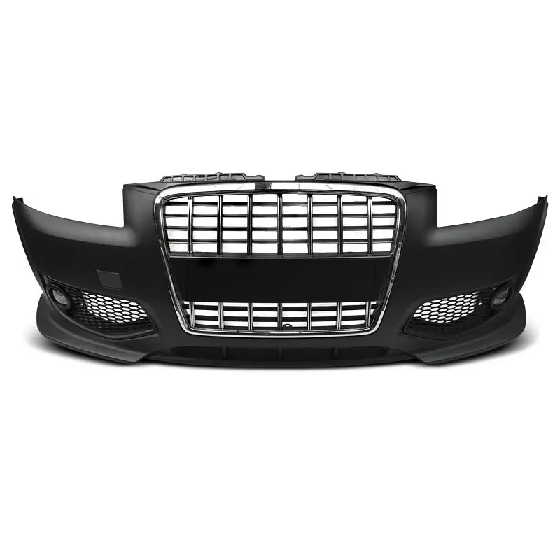 Meilleur Choix PARE-CHOCS AVANT SPORT NOIR POUR AUDI A3 06.05-04.08