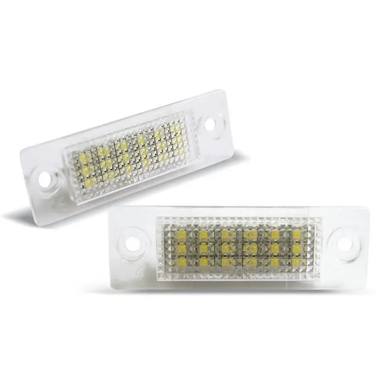 LICENSE LED LIGHTS POUR VW TOURAN/JETTA/CADDY/PASSAT/TRANSPORTER/SKODA SUPERB AVEC CANBUS Meilleur Choix