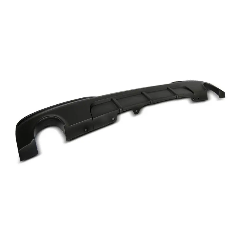 DIFFUSEUR SPORT M-PERFORMANCE STYLE POUR BMW SERIE 5 F10 / F11 BERLINE BREAK (10-17) - SIMPLE SORTIE GAUCHE DROITE - NOIR MAT Acheter En Ligne