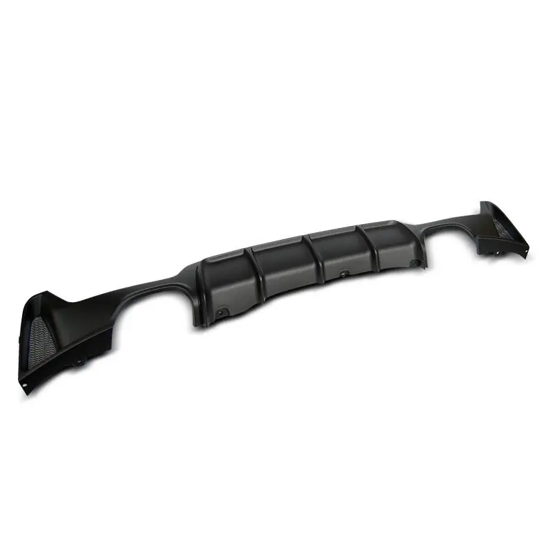 Livraison Gratuite DIFFUSEUR M-PERFORMANCE POUR BMW SERIE 4 F32 / F33 - DOUBLE SORTIE GAUCHE DROITE - NOIR MAT