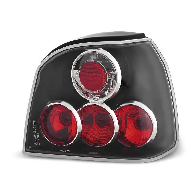 FEUX ARRIÈRE NOIRS POUR VW GOLF 3 09.91-08.97 Commander Vite