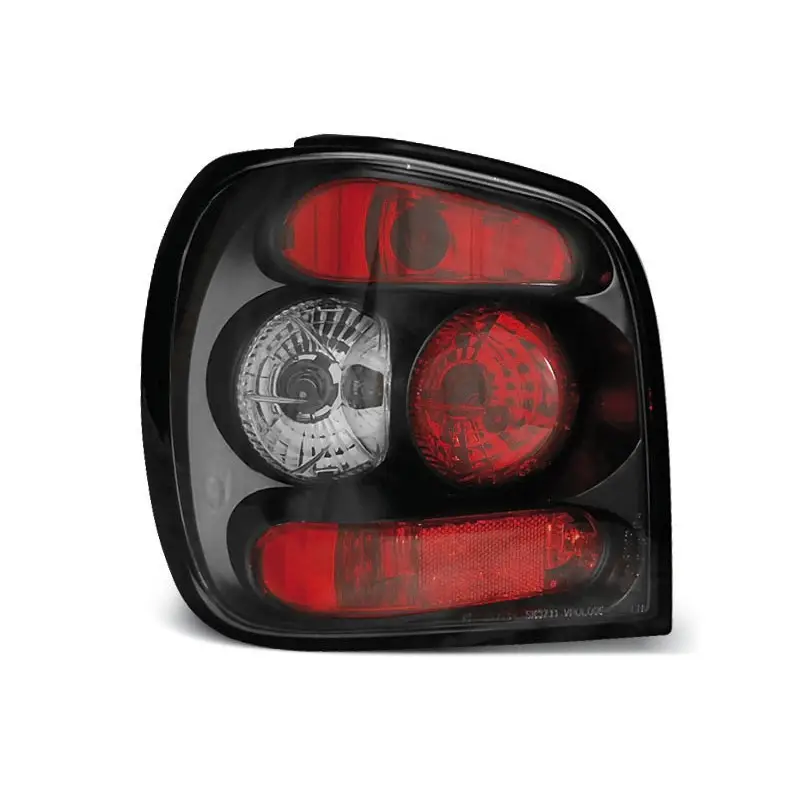 Livraison Gratuite FEUX DE TAILLE NOIRS POUR VW POLO 6N2 10.99-10.01