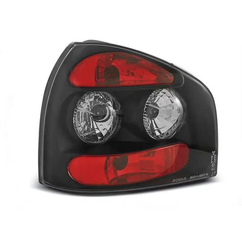 FEUX ARRIÈRES NOIRS POUR AUDI A3 8L 08.96-08.00 Retour Gratuit