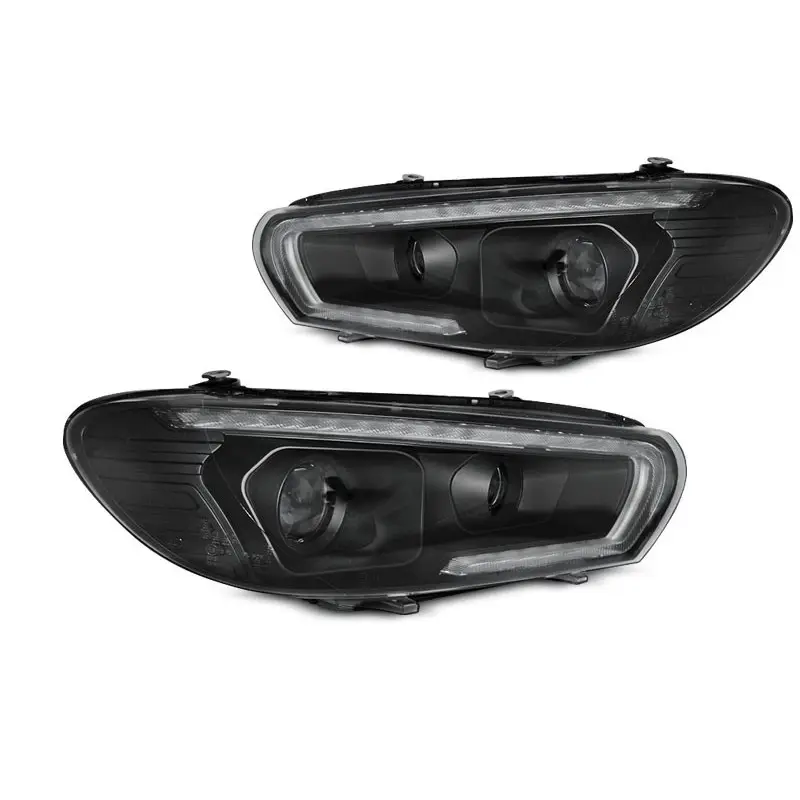 Quantité Limitée PHARES TUBE SEQ LED NOIR POUR VW SCIROCCO 08-04.14