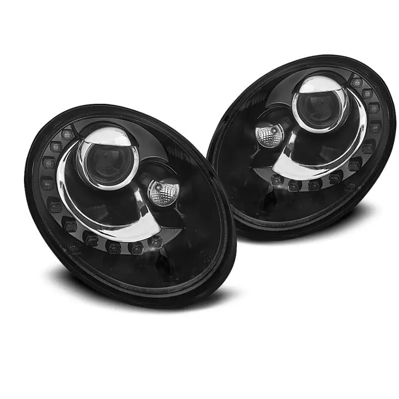 Réduction PHARES NOIRS DAYLIGHT POUR VW NEW BEETLE 06-12