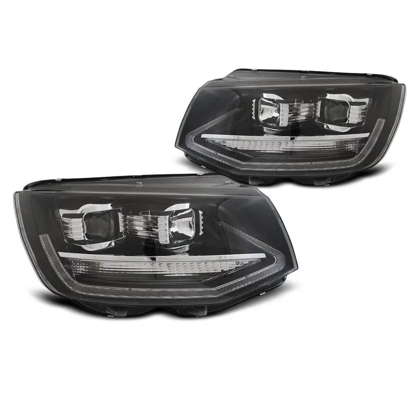Certifié FEUX DE PROJECTEUR TRUE DRL NOIR POUR VW T6 15-19