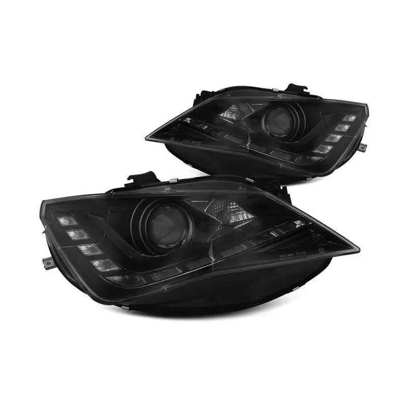 Dernier Modèle FEUX DE ROUGE TRUE DRL NOIR POUR SEAT IBIZA 6J 12-15