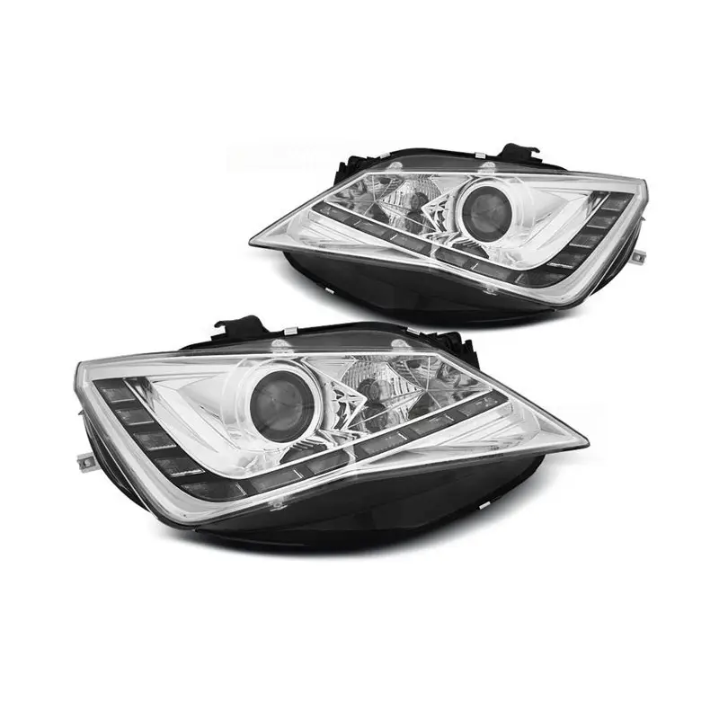 PHARES TRUE DRL CHROME POUR SEAT IBIZA 6J 12-15 Livraison Express