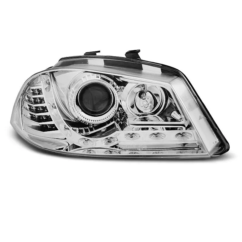 PHARES DAYLIGHT CHROME POUR SEAT IBIZA 6L 04.02-08 Dernière Chance