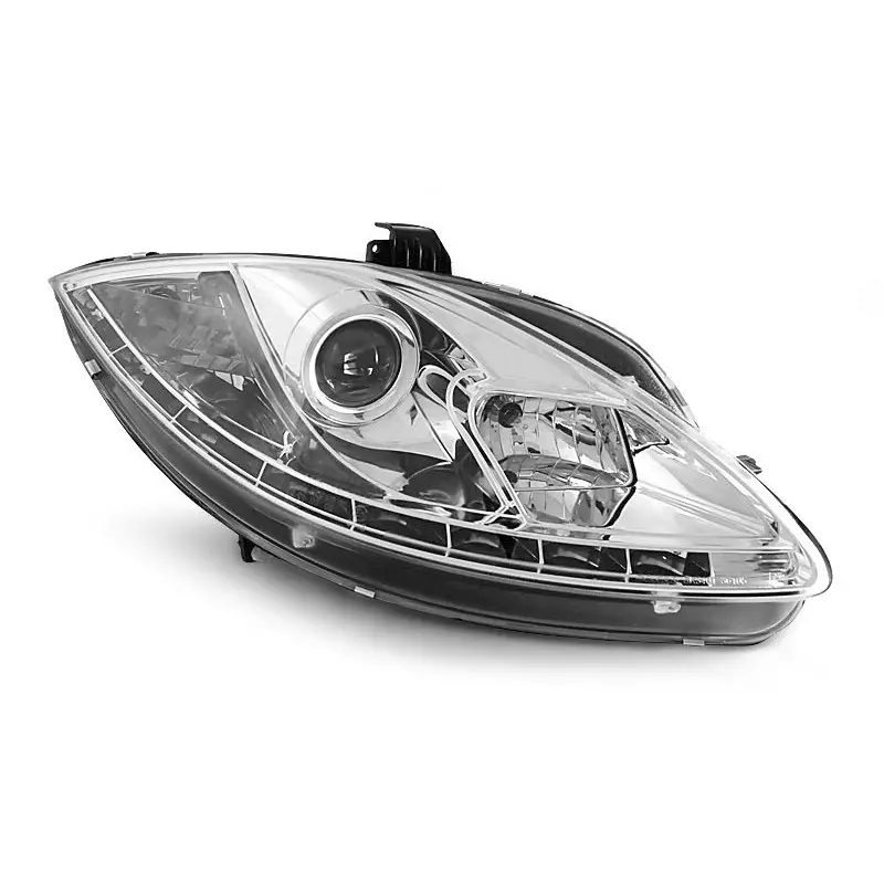 PHARES DAYLIGHT CHROME POUR SEAT LEON ALTEA TOLEDO 06.05-09 Expédié Aujourd’hui