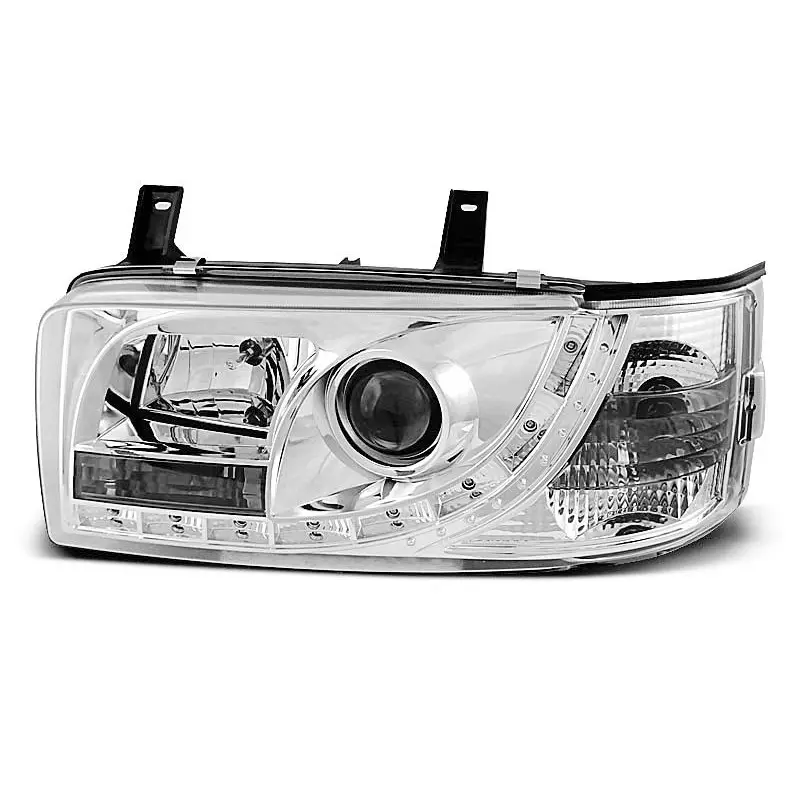 Jusqu’à Épuisement Des Stocks PHARES DAYLIGHT CHROME POUR VW T4 90-03.03 TRANSPORTER