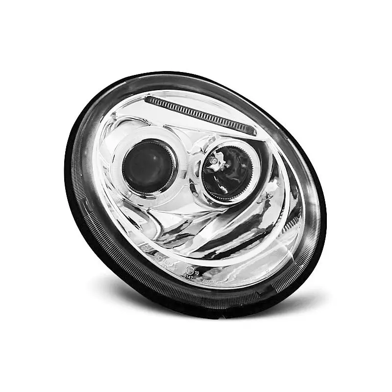 Petit Prix PHARES ANGEL EYES CHROME POUR VW NEW BEETLE 10.98-05.05