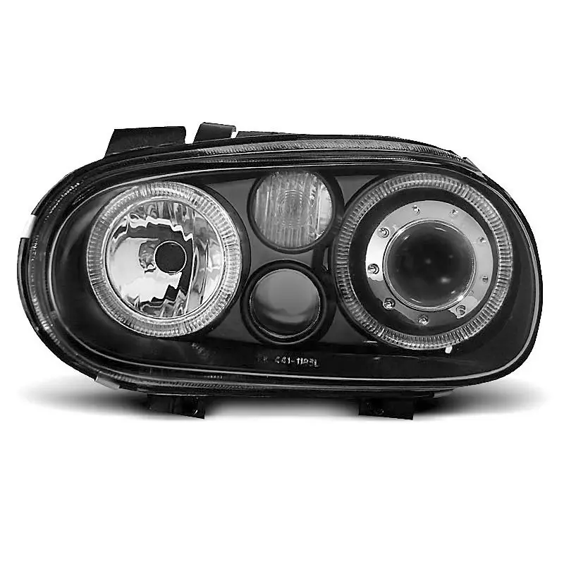Offre Du Jour FEUX DE ROUGE ANGEL EYES NOIR POUR VW GOLF 4 09.97-09.03